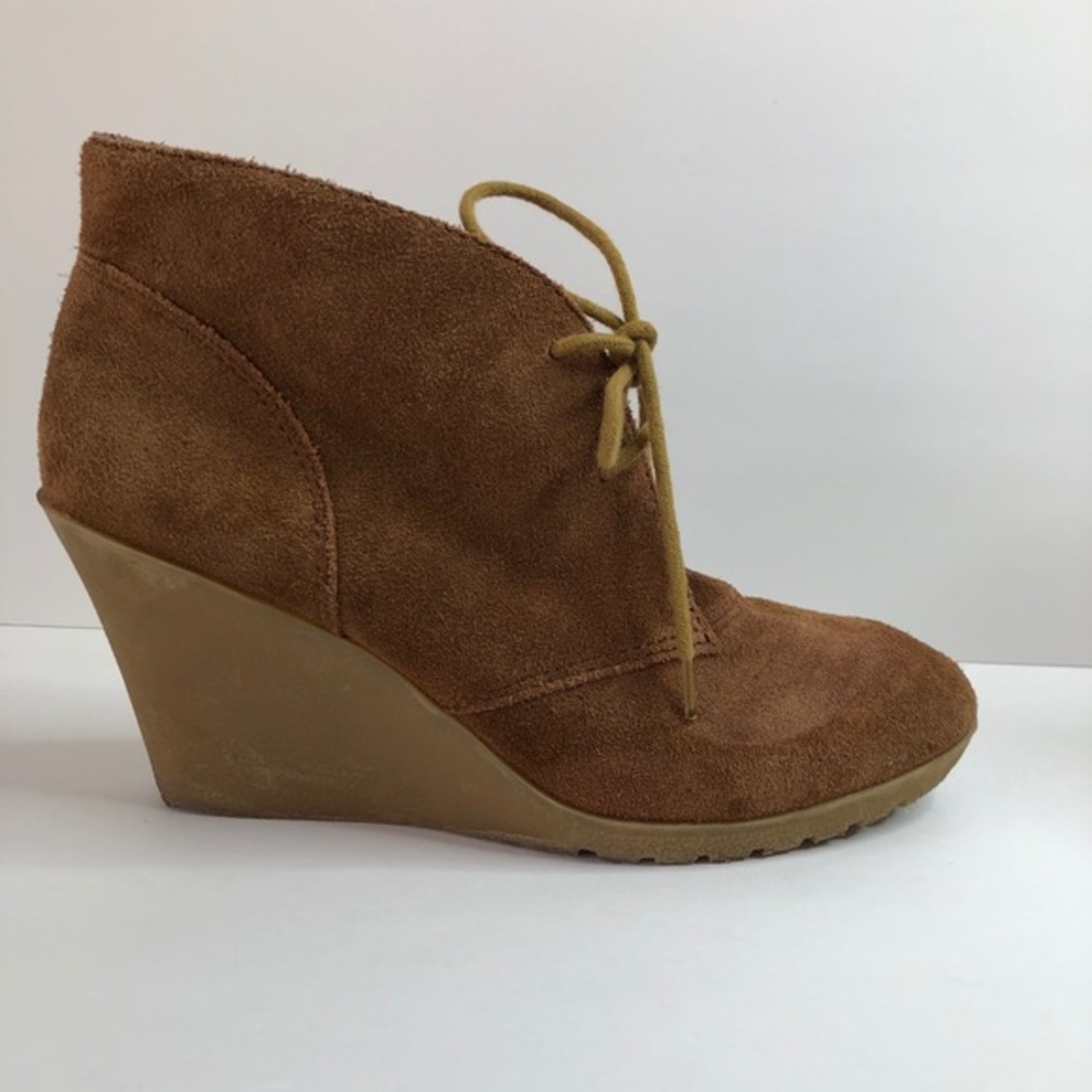 White Mountain Ankle Boots Tan Solid #8.5